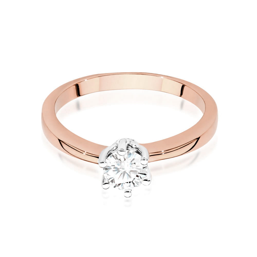 Inel Aur 14K W0482 Diamant Cultivat 0.40ct