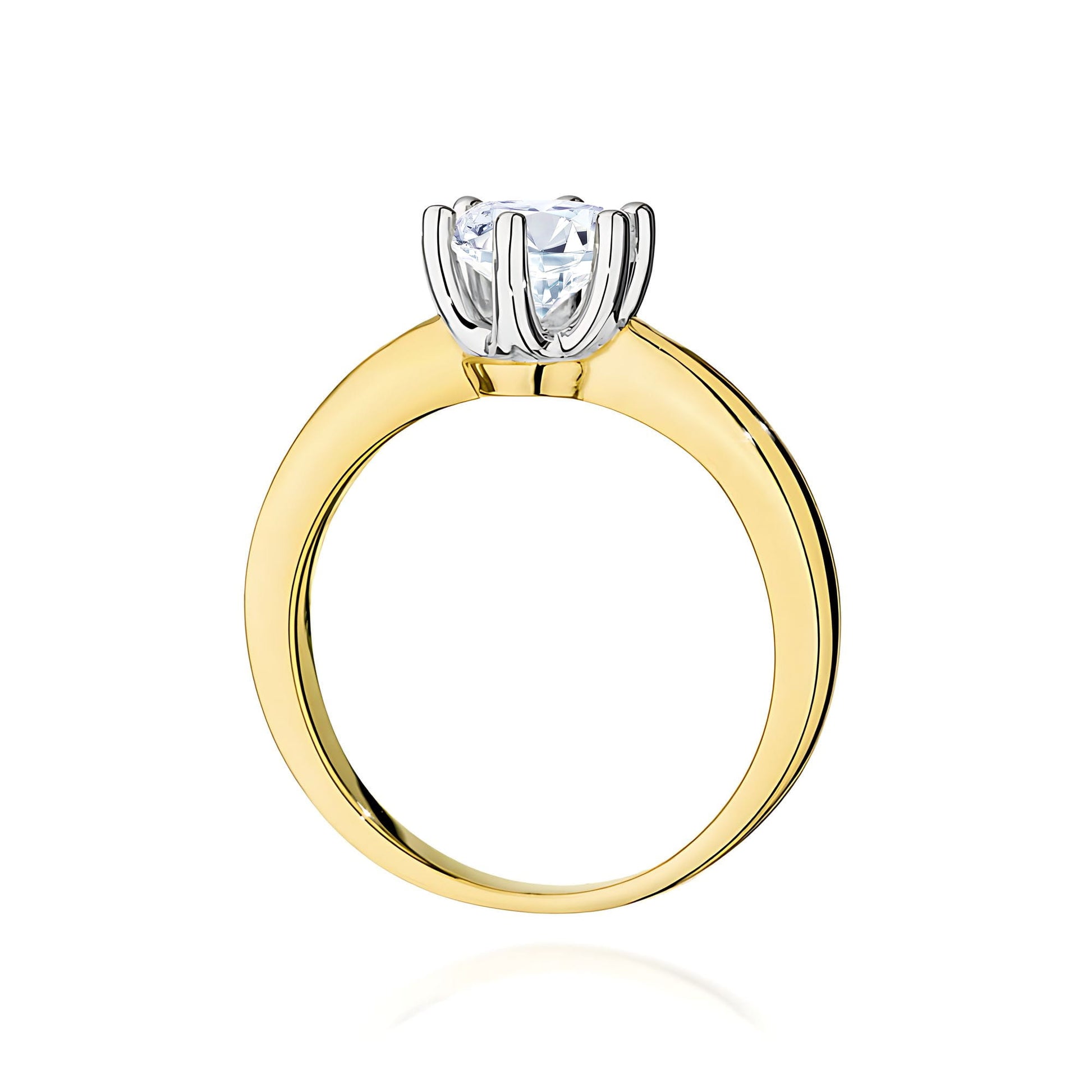 Inel Aur 9K cu Diamant Natural 0.70 ct