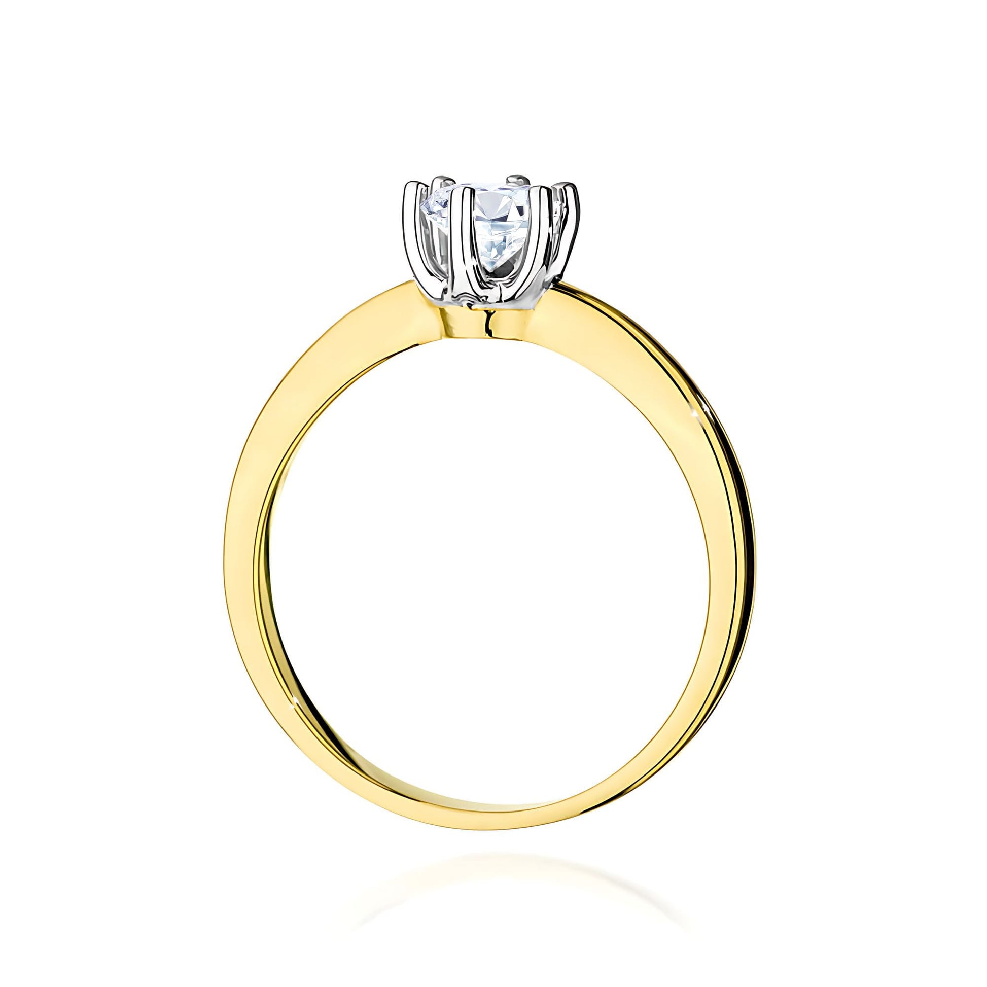Inel Aur 9K cu Diamant de Laborator 0.50 ct