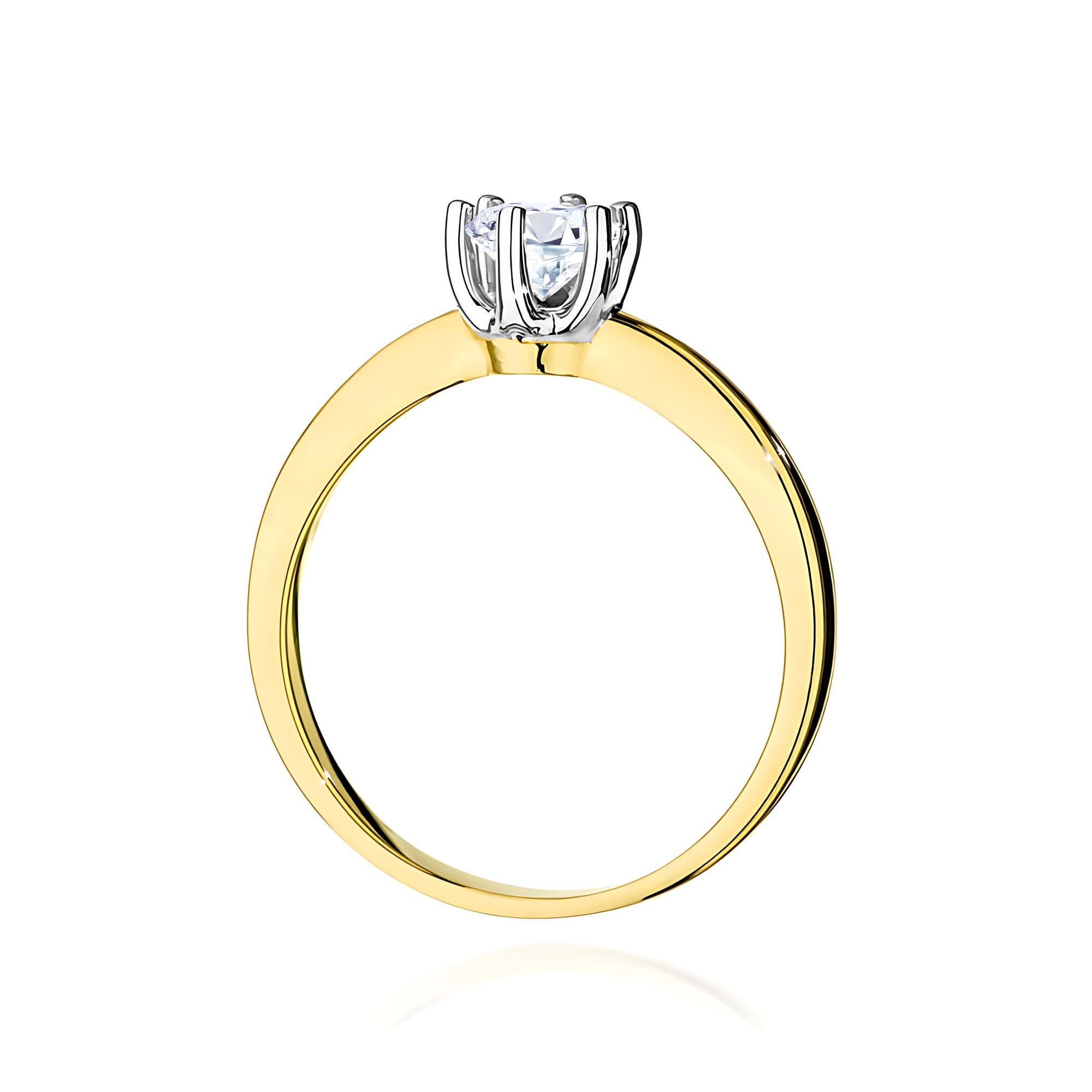 Inel Aur 9K cu Diamant de Laborator 0.50 ct