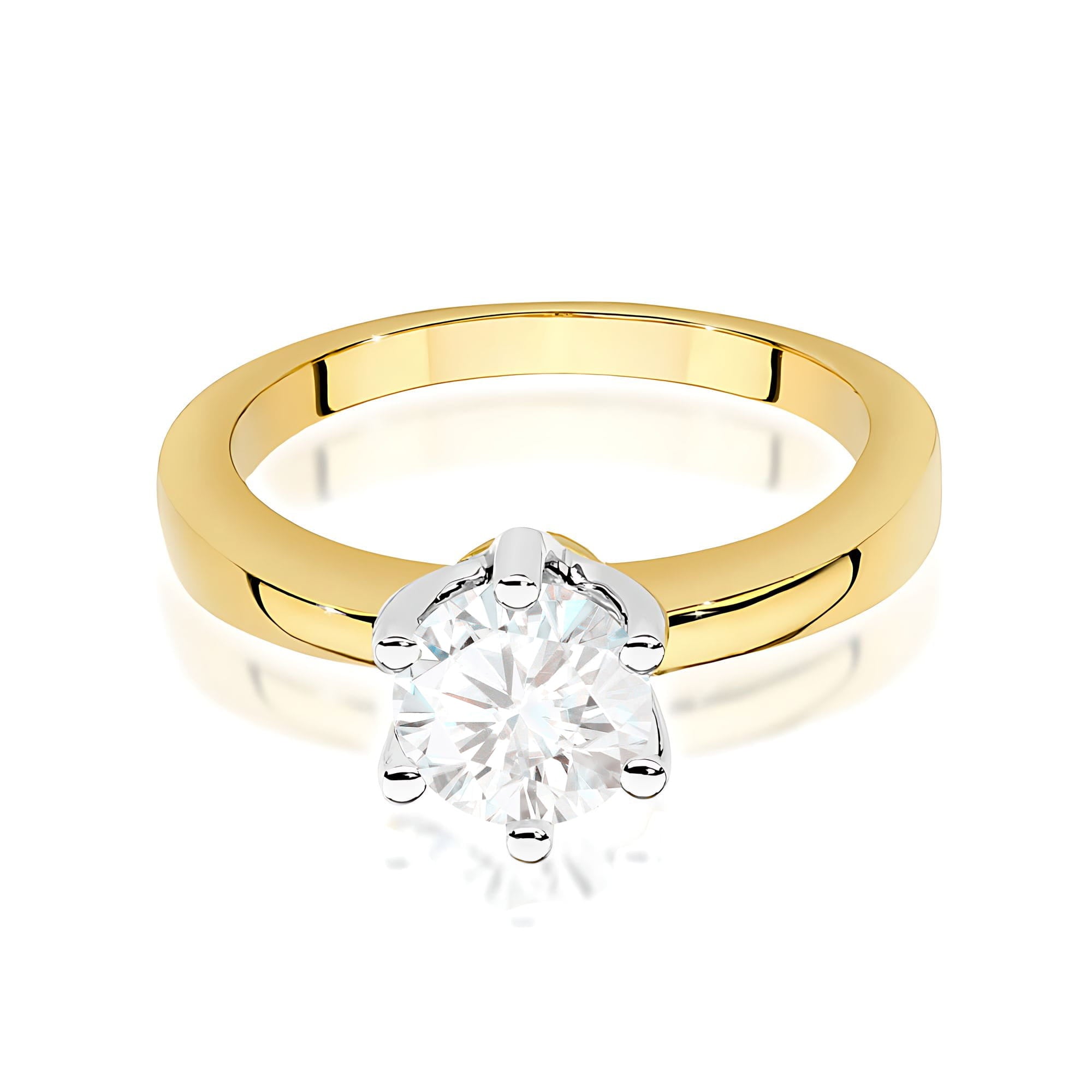 Inel Aur 9K cu Diamant de Laborator 0.70 ct