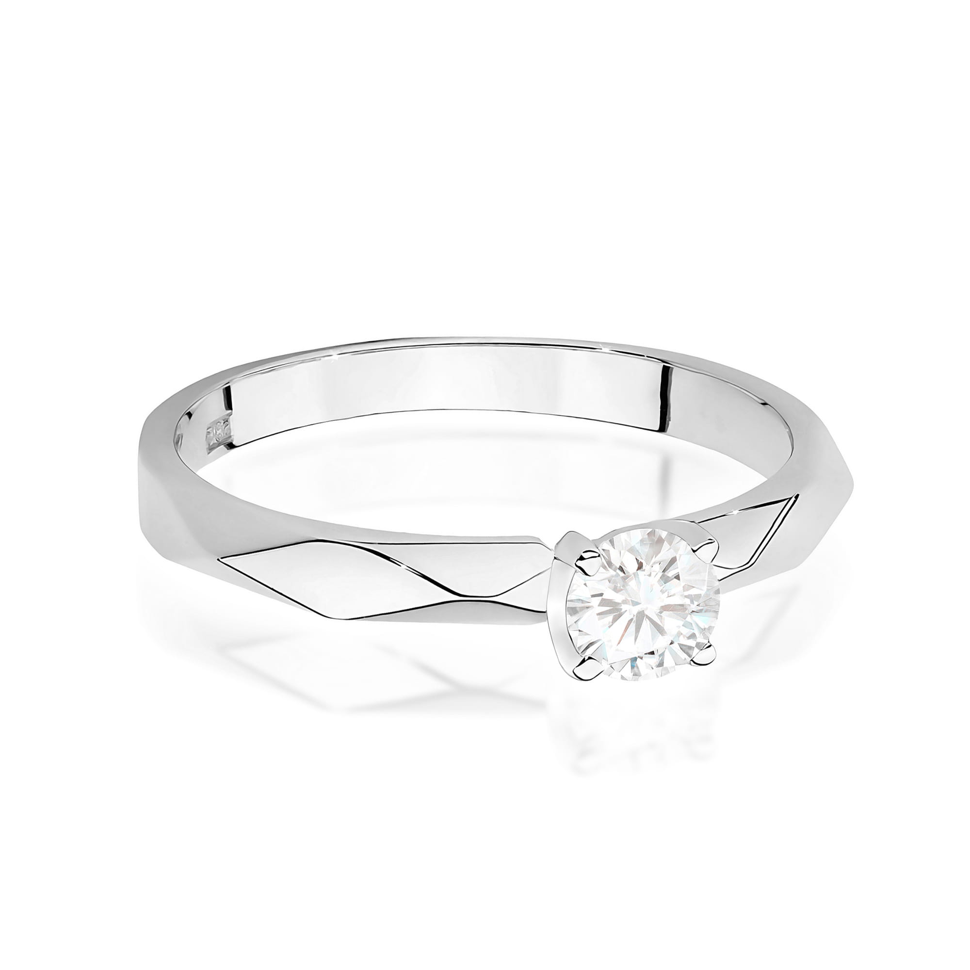 Inel Aur 9K cu Diamant Natural 0.25 ct