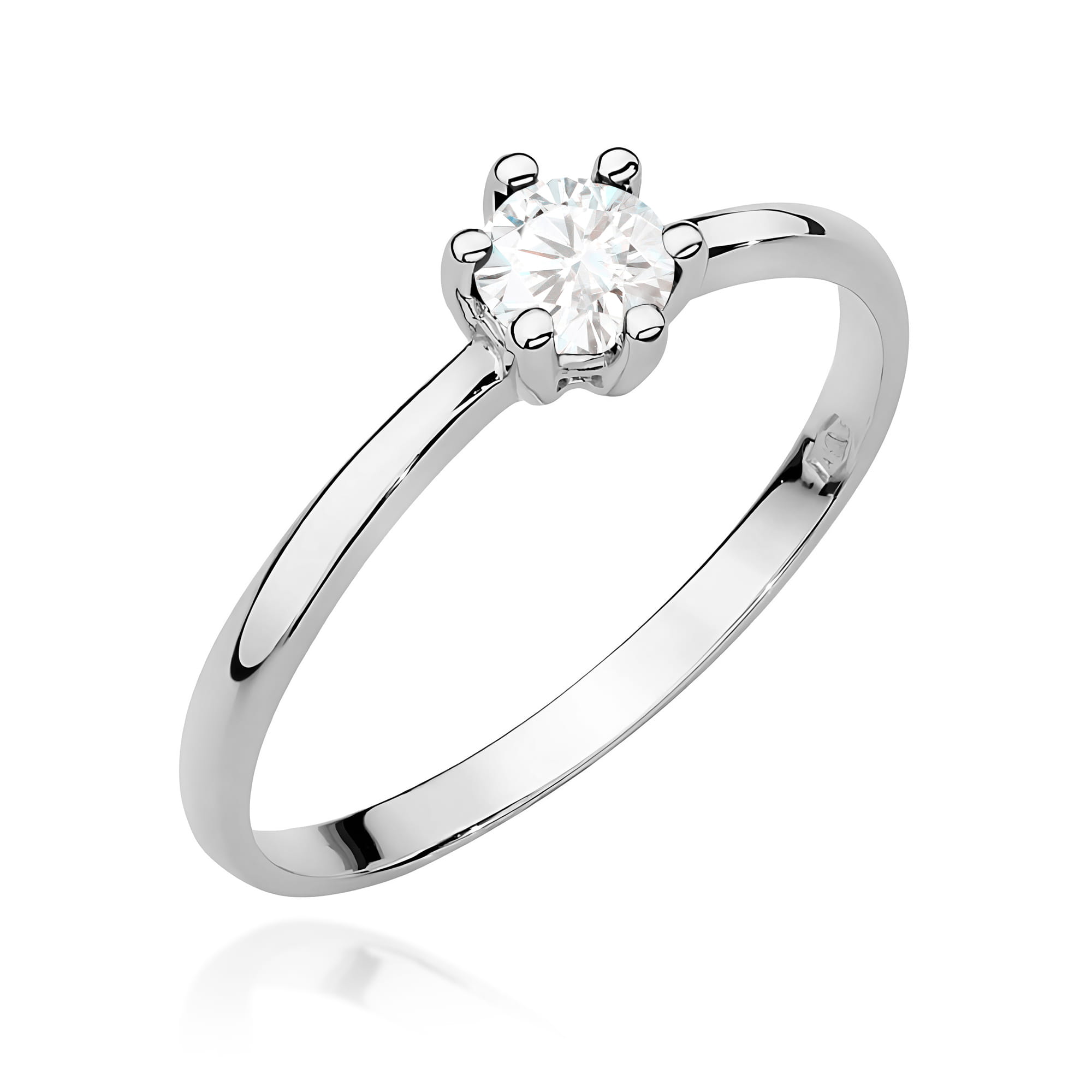 Inel Aur 9K cu Diamant Natural 0.30 ct
