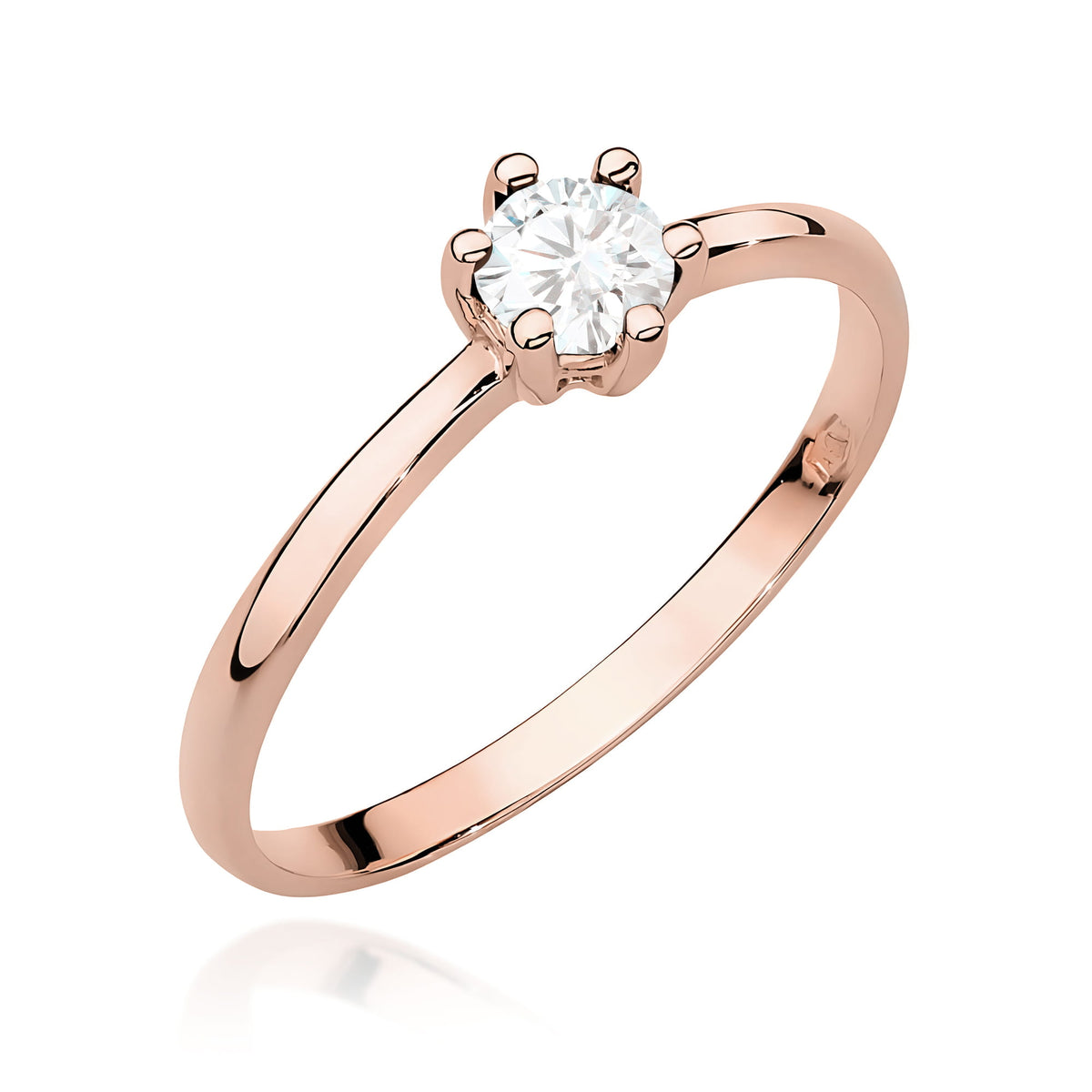 Inel Aur 14K cu Diamant de Laborator 0.30 ct