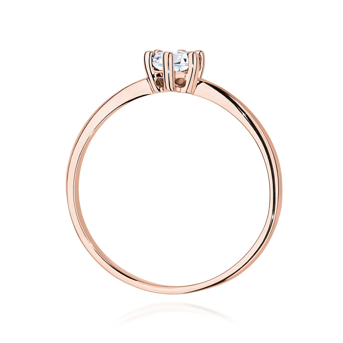 Inel Aur 14K cu Diamant de Laborator 0.30 ct