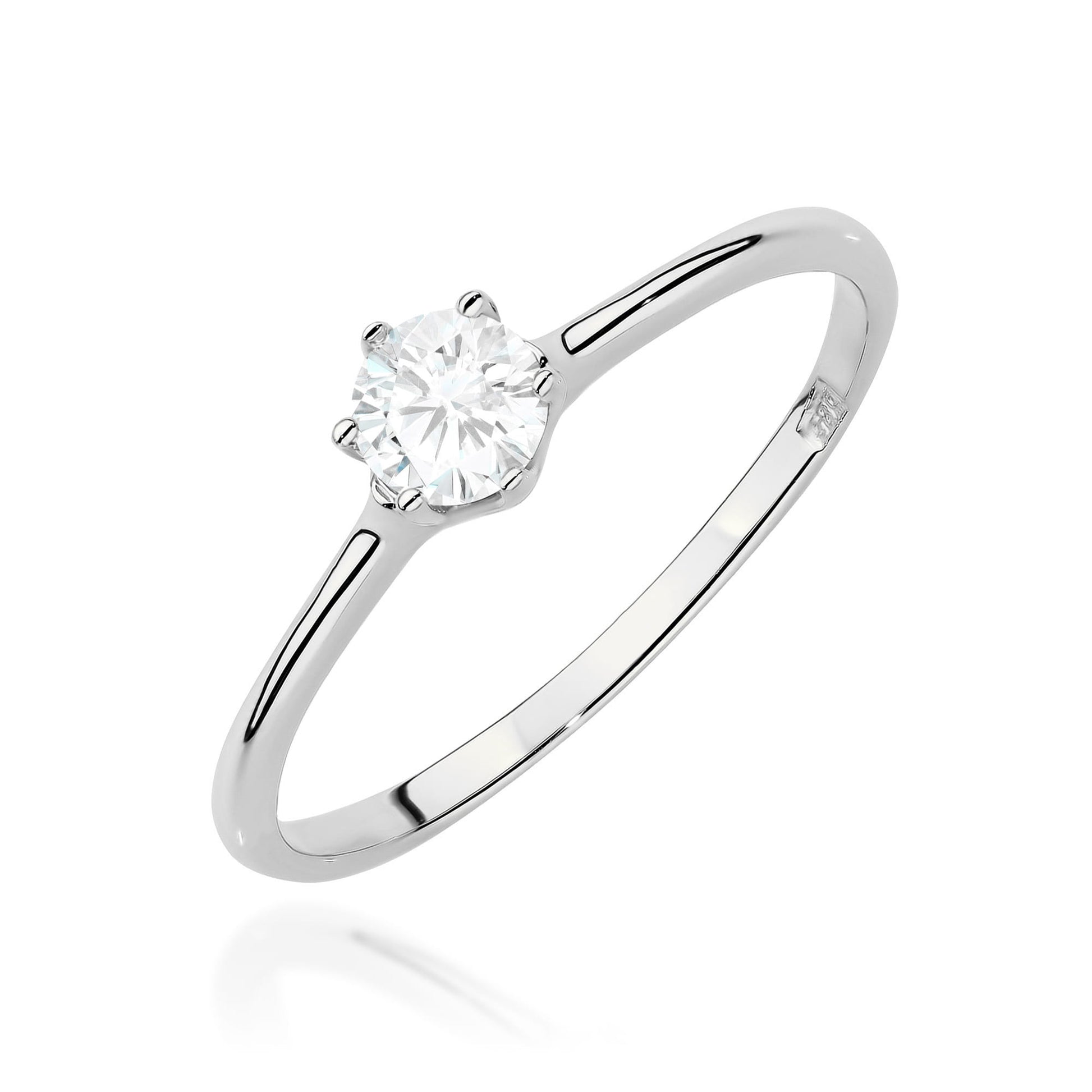 Inel Aur 9K cu Diamante de Laborator 0.26 ct