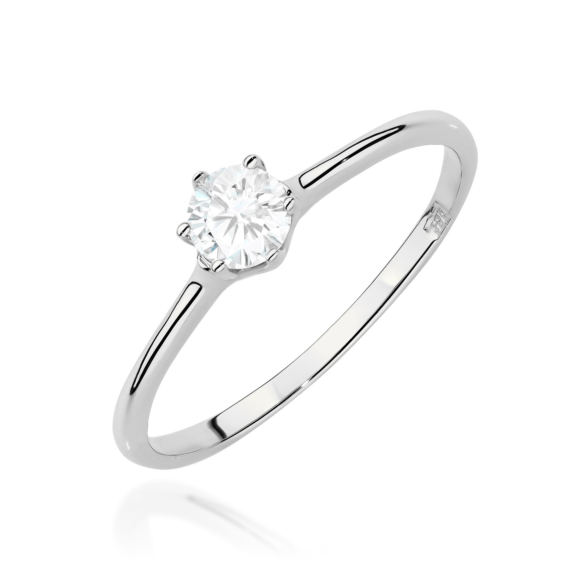 Inel Aur 9K cu Diamante de Laborator 0.26 ct