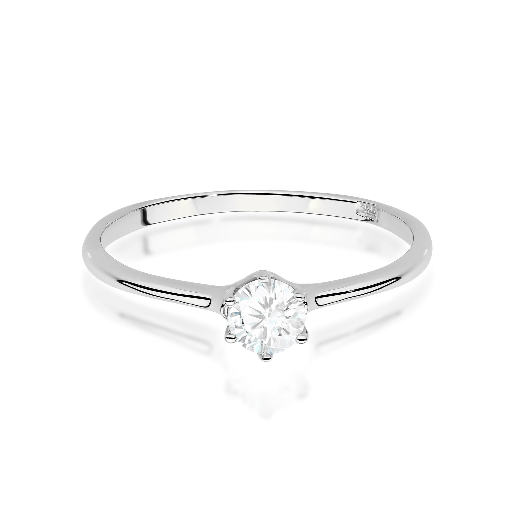 Inel Aur 9K cu Diamante de Laborator 0.26 ct