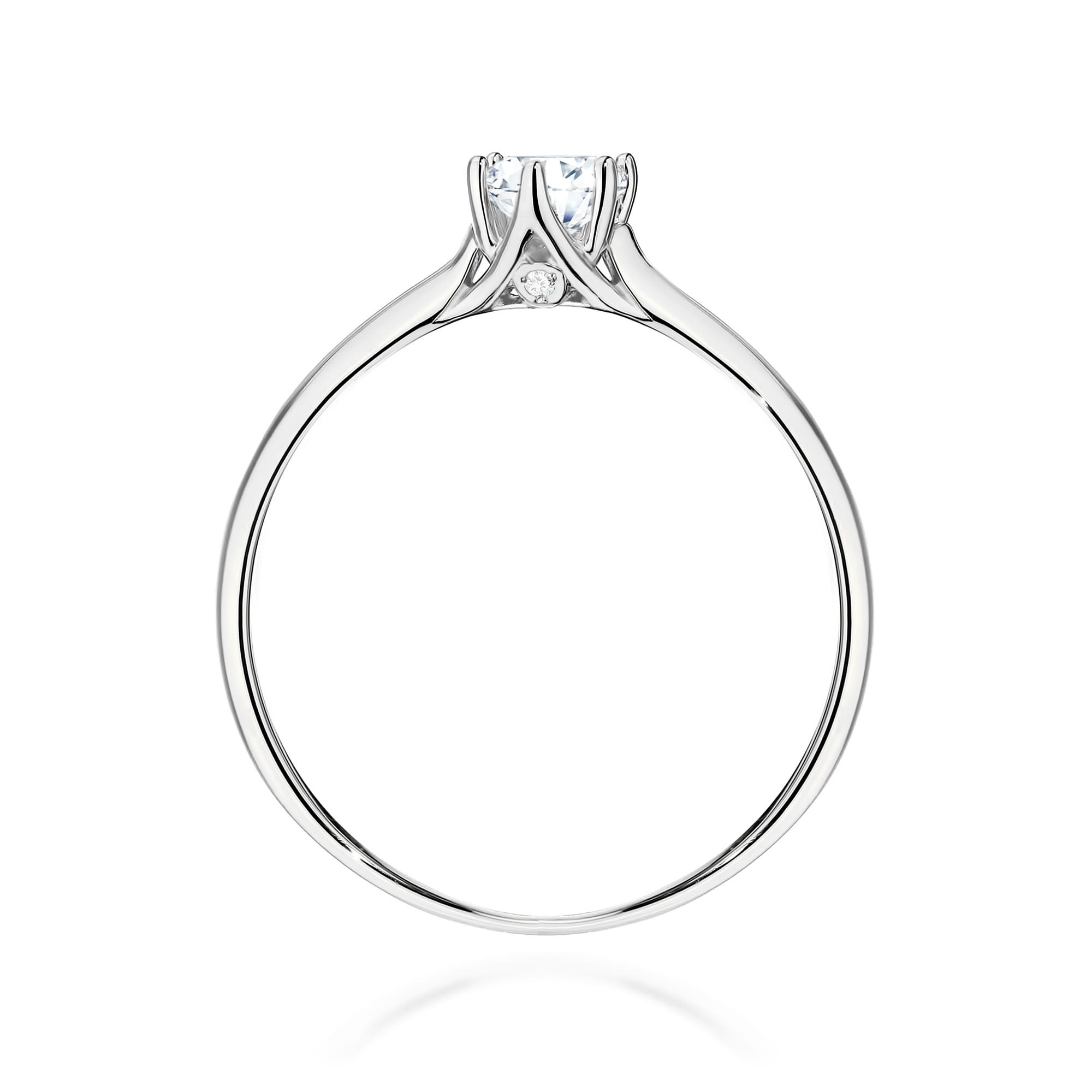 Inel Aur 9K cu Diamante de Laborator 0.26 ct
