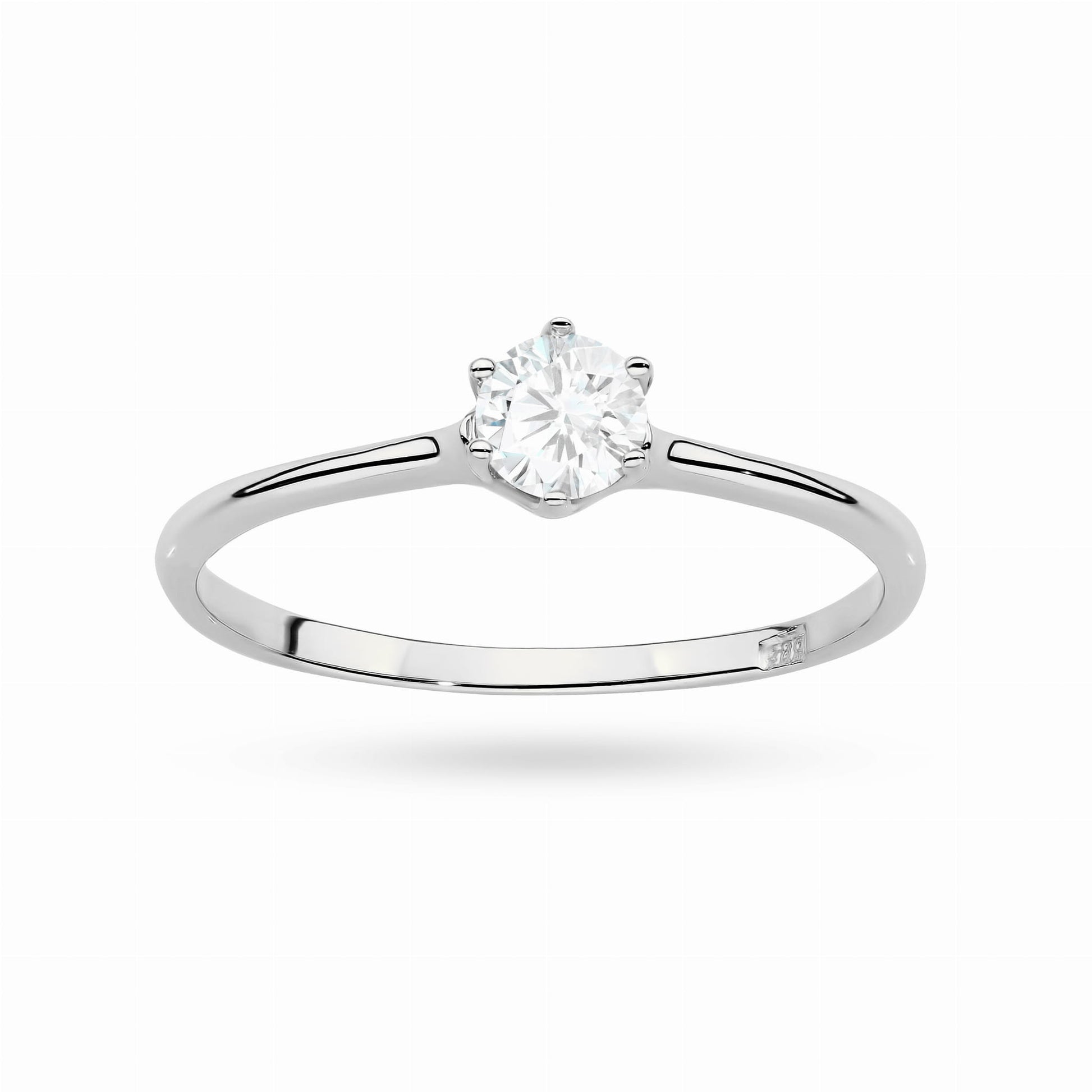 Inel Aur 9K cu Diamante de Laborator 0.26 ct