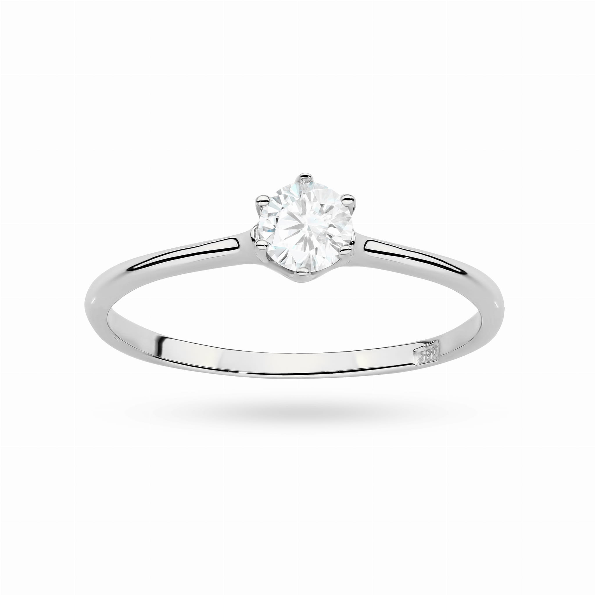 Inel Aur 9K cu Diamante de Laborator 0.26 ct