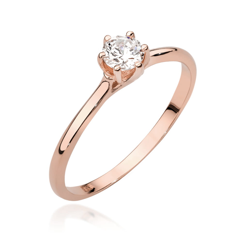 Inel Aur 14K W0499 Diamant Crescut în Laborator 0.20ct