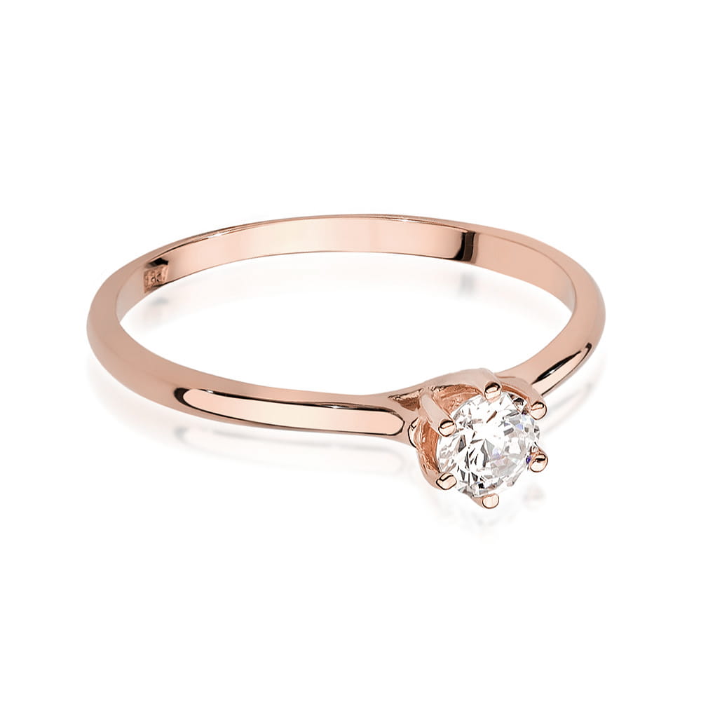 Inel Aur 14K W0499 Diamant Crescut în Laborator 0.20ct