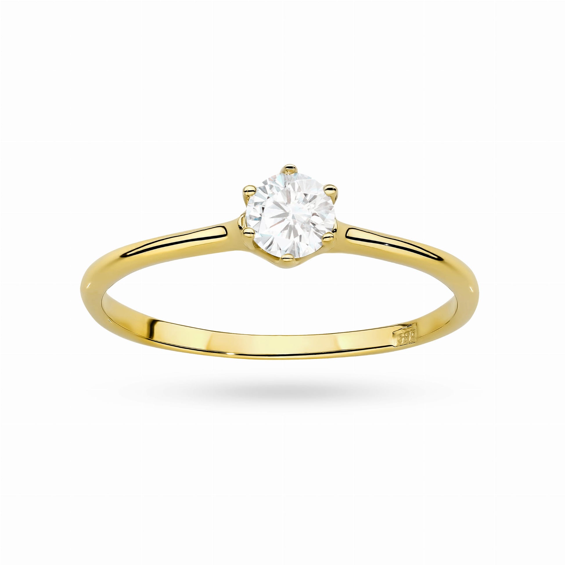 Inel Aur 9K cu Diamante de Laborator 0.26 ct