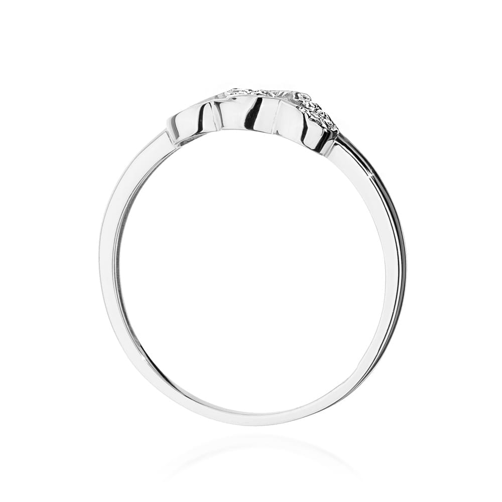 Inel Aur 9K cu Diamante Naturale 0.06 ct
