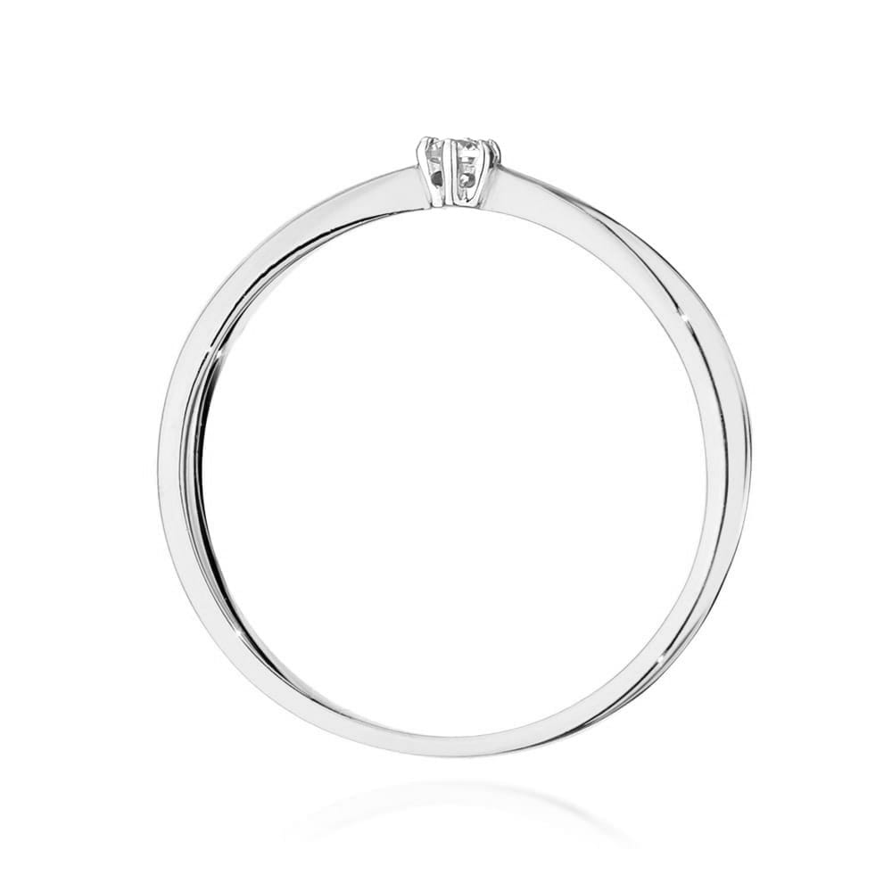 Inel Aur 9K cu Diamant Natural 0.04 ct