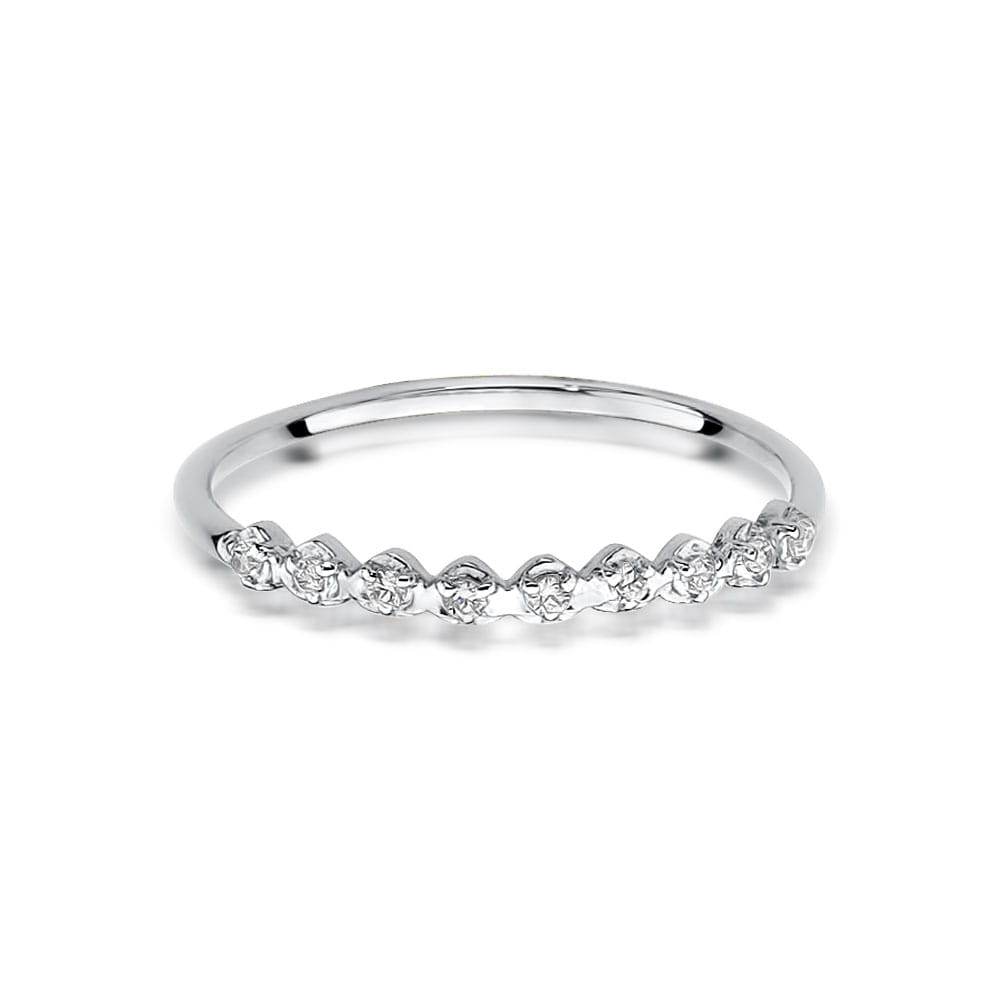 Inel Aur 9K cu Diamante Naturale 0.05 ct