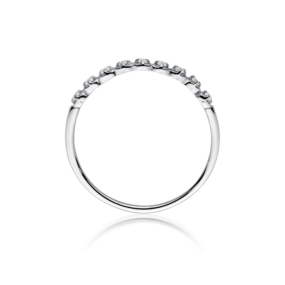 Inel Aur 9K cu Diamante Naturale 0.05 ct