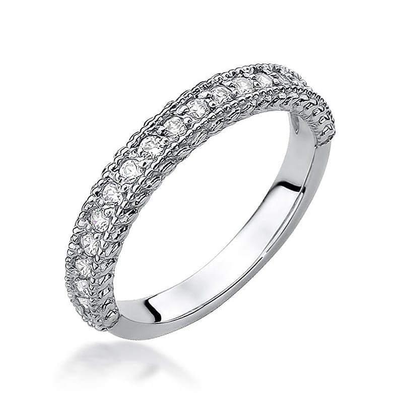 Inel Aur 9K cu Diamante Naturale 0.25 ct