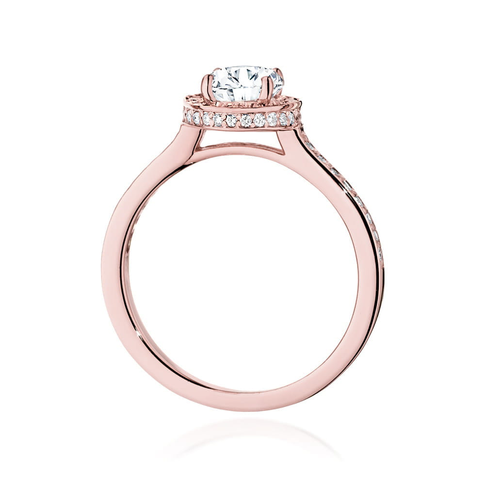 Inel Aur 14K cu Diamante de Laborator 1.08ct