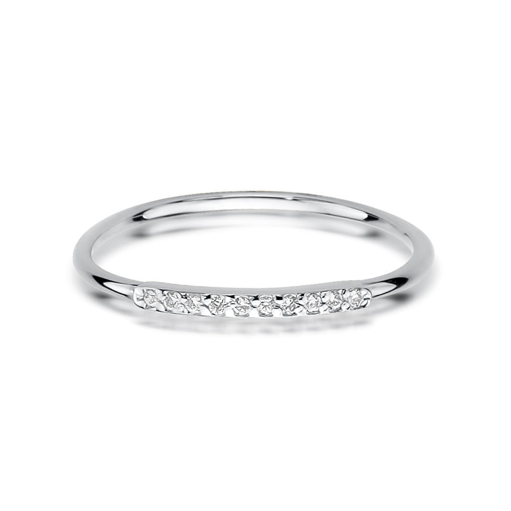 Inel Aur 9K cu Diamante Naturale 0.05 ct