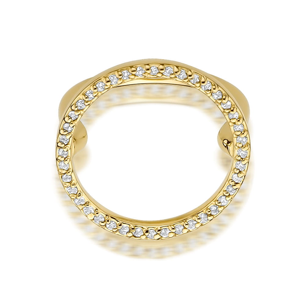 Inel Aur 9K cu Diamante Naturale 0.20 ct