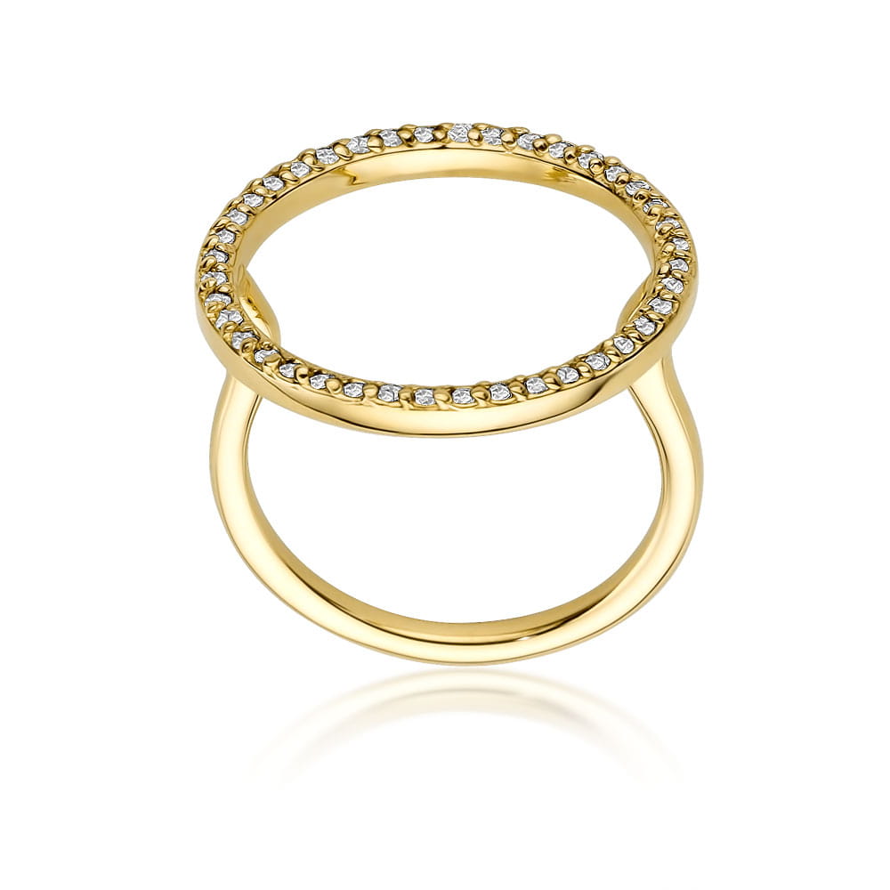 Inel Aur 9K cu Diamante Naturale 0.20 ct