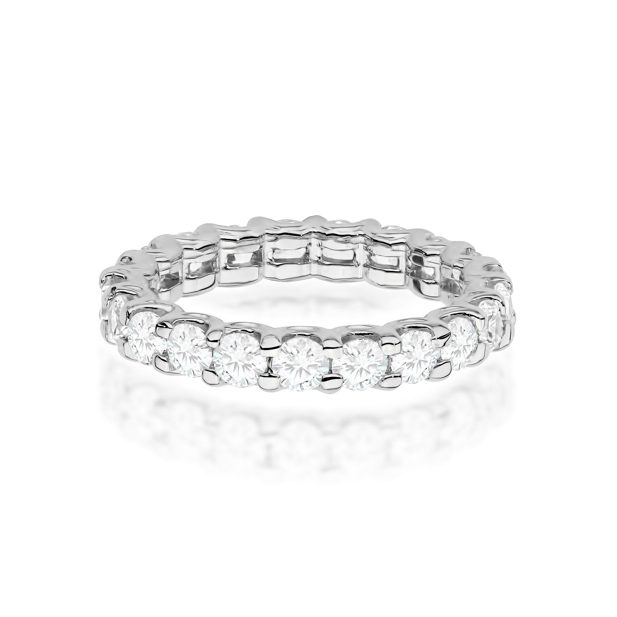 Inel Aur 9K cu Diamante de Laborator 1.52 ct