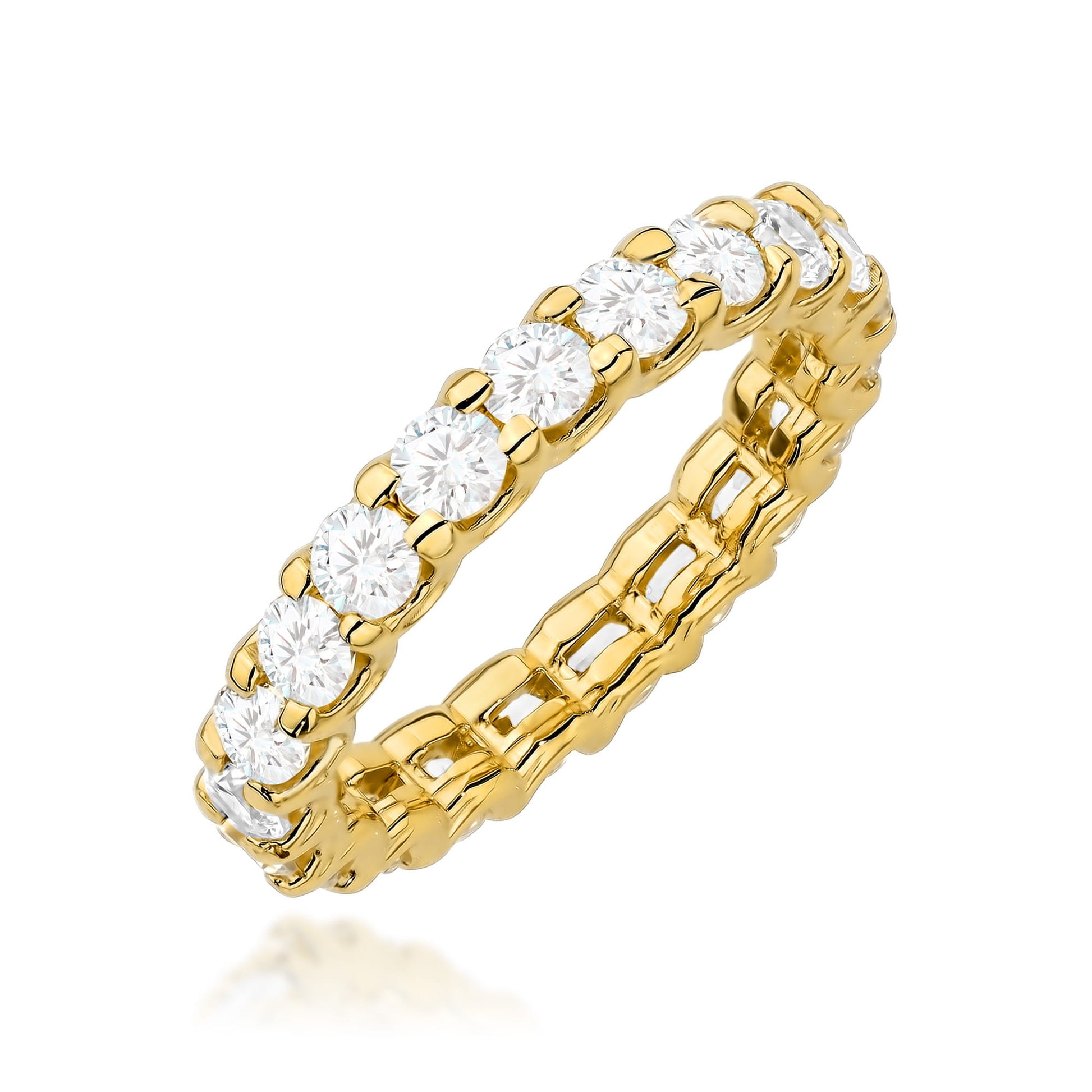 Inel Aur 9K cu Diamant Natural 0.08 ct