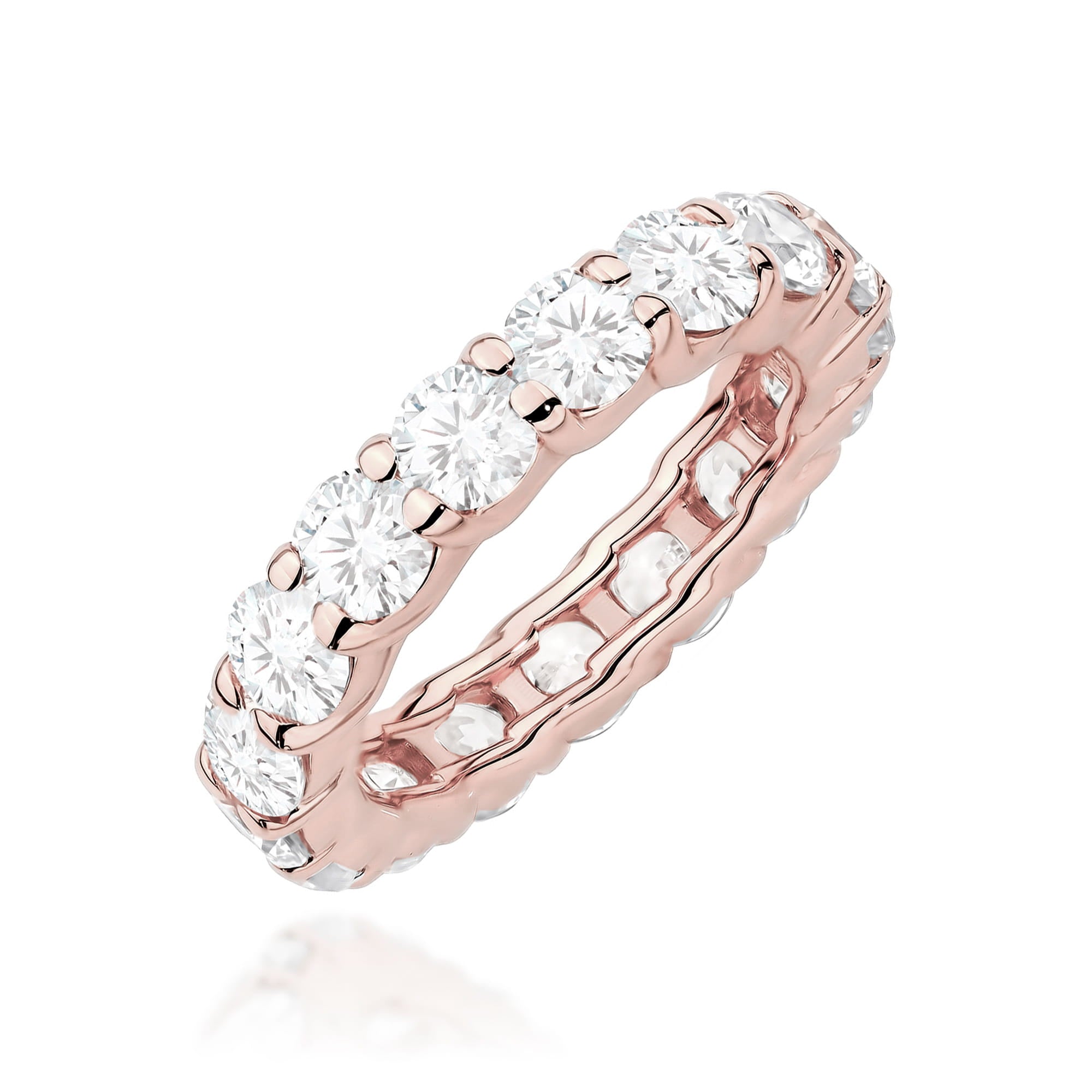 Inel Aur 14K cu Diamante de Laborator 3.20 ct