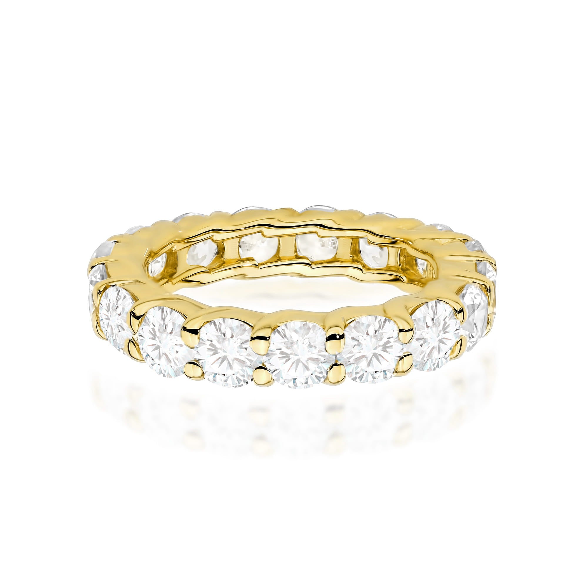 Inel Aur 14K cu Diamante de Laborator 3.20 ct