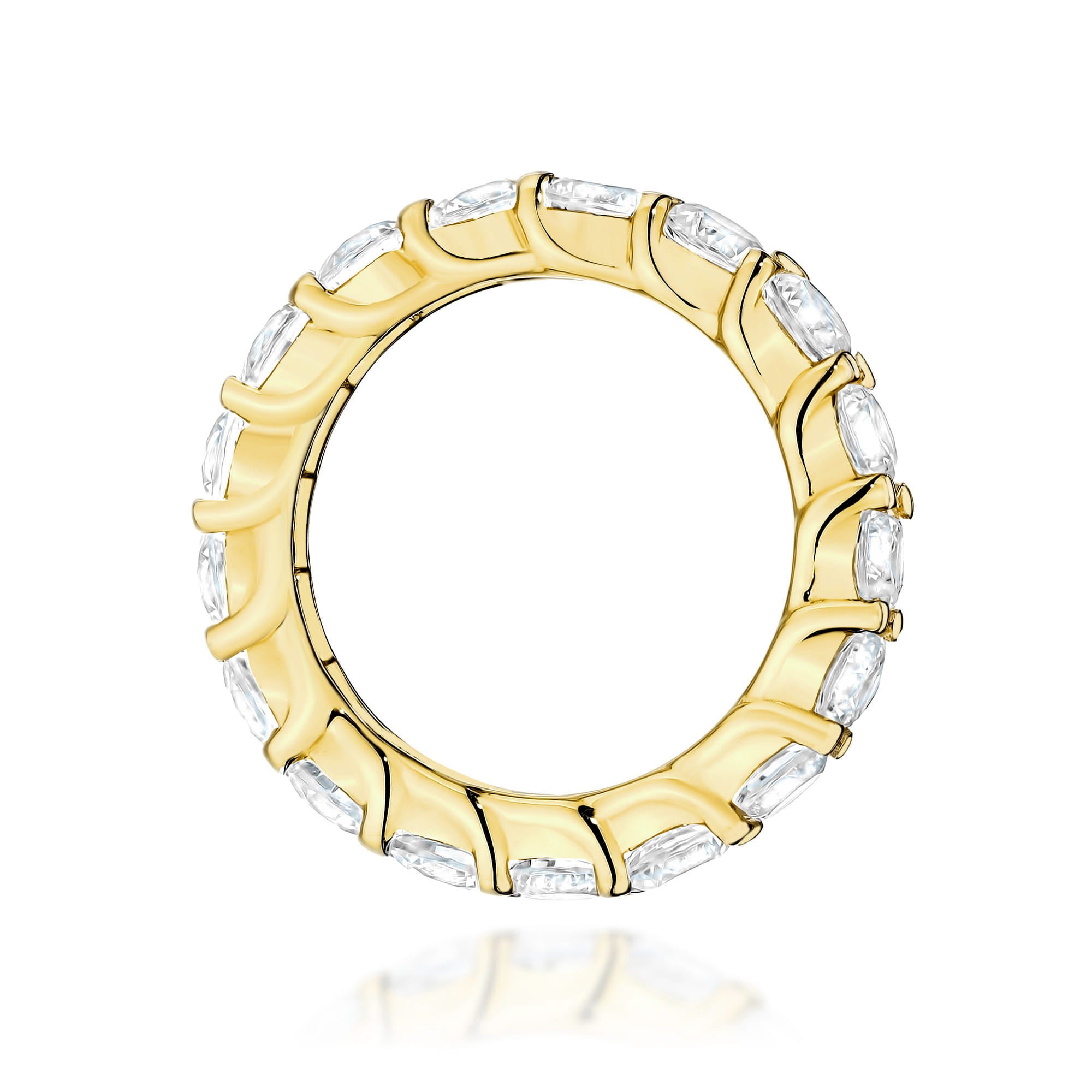 Inel Aur 9K cu Diamante de Laborator 3.20 ct