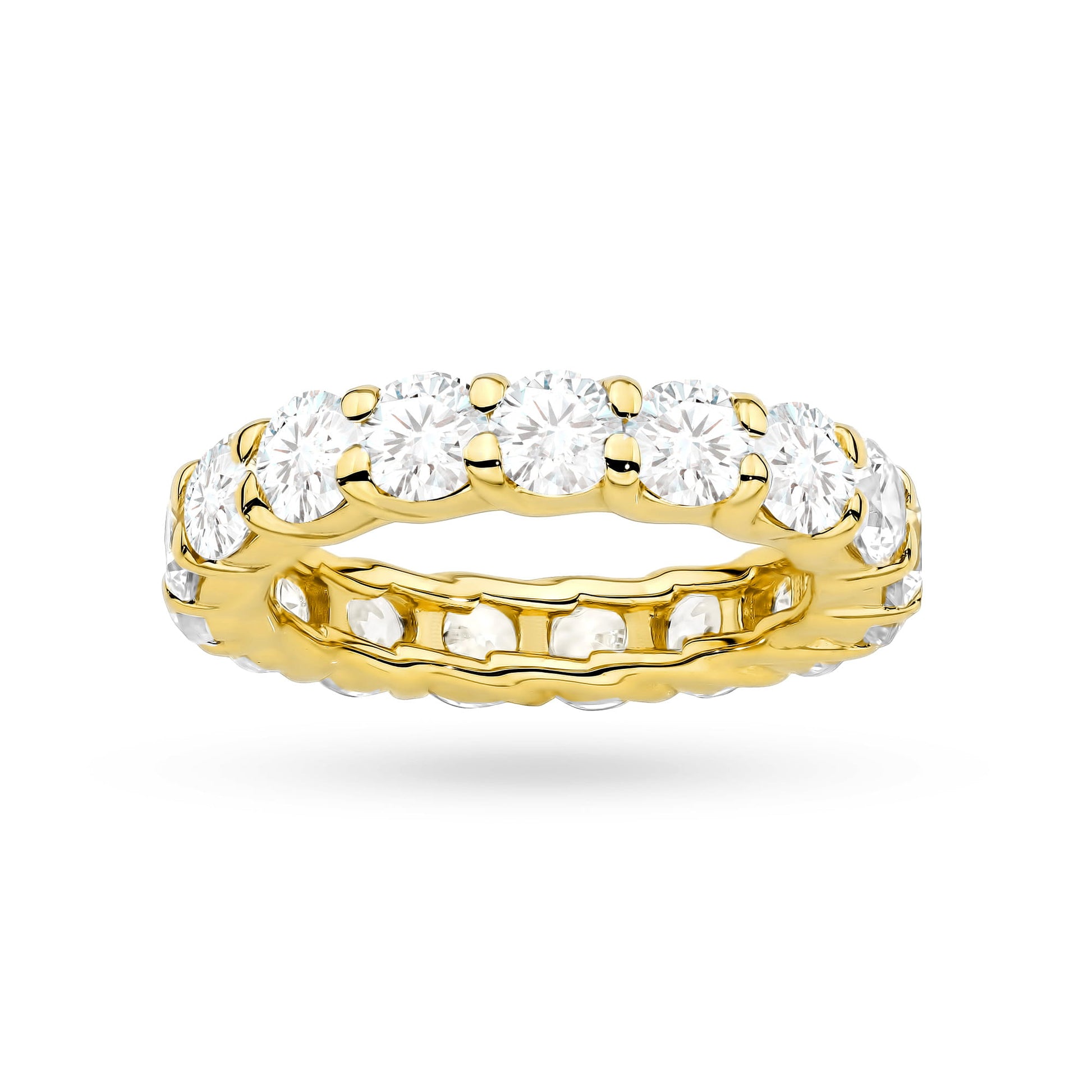 Inel Aur 9K cu Diamante de Laborator 3.20 ct