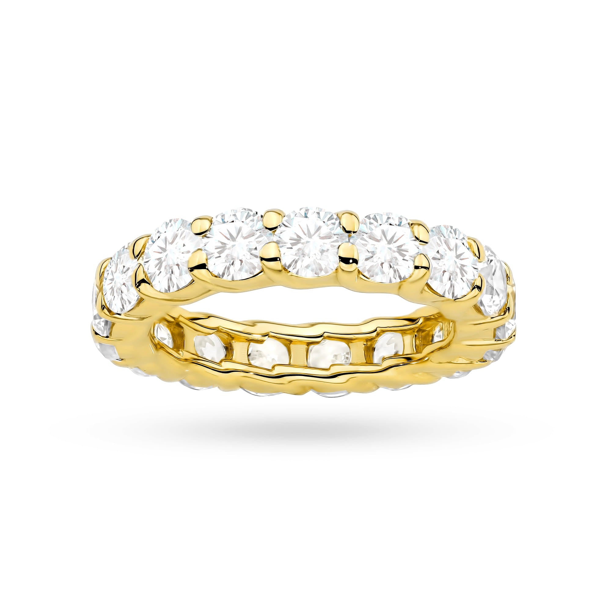 Inel Aur 9K cu Diamante de Laborator 3.20 ct