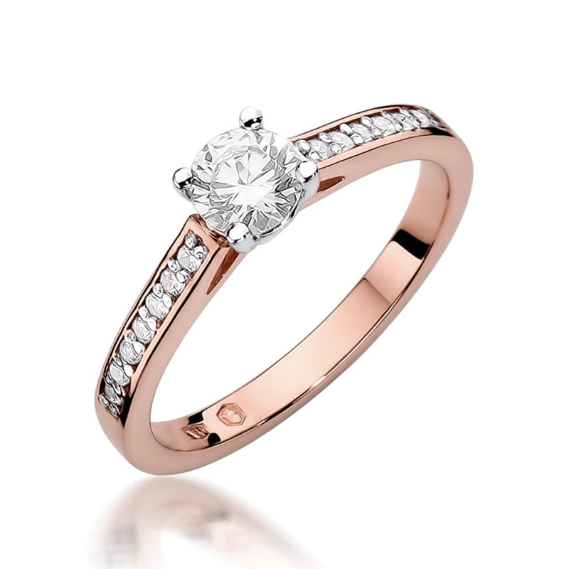 Inel Aur 14K cu Diamante 0.62 ct