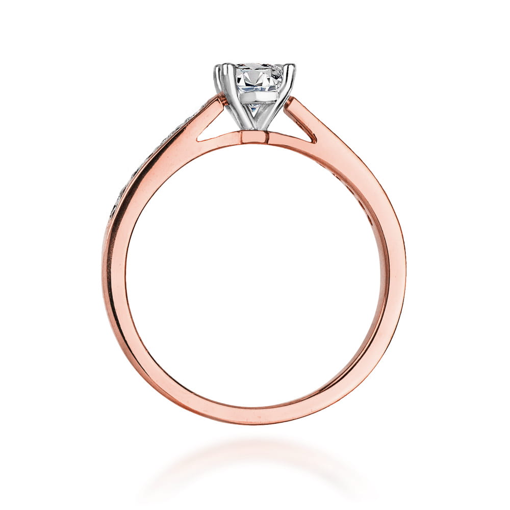 Inel Aur 14K cu Diamante 0.62 ct