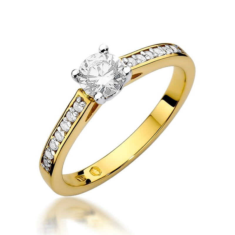Inel Aur 14K cu Diamante 0.62 ct