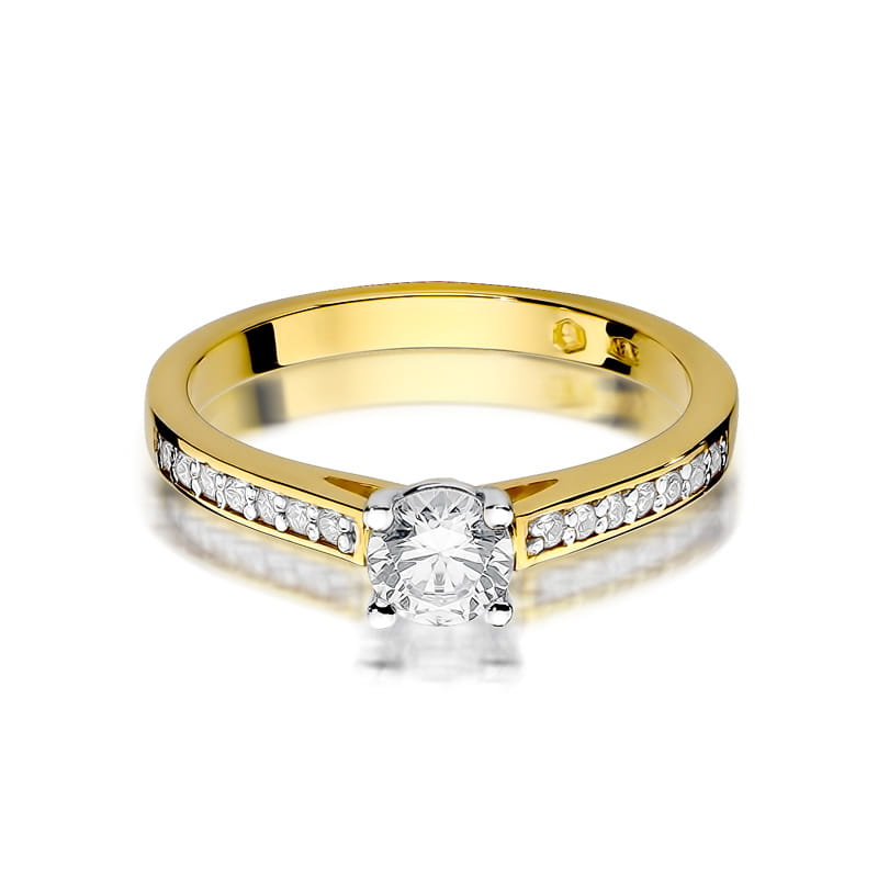 Inel Aur 14K cu Diamante 0.62 ct