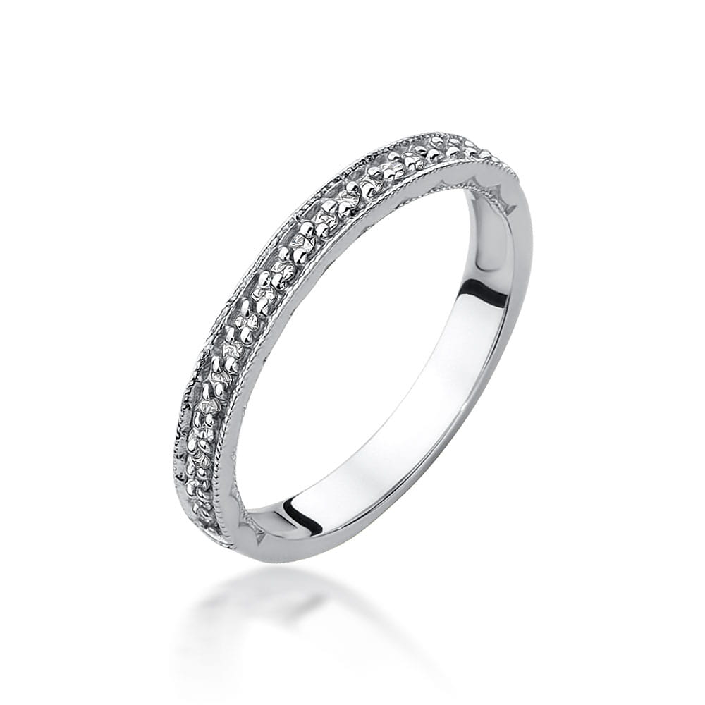 Inel Aur 9K cu Diamante Naturale 0.11 ct