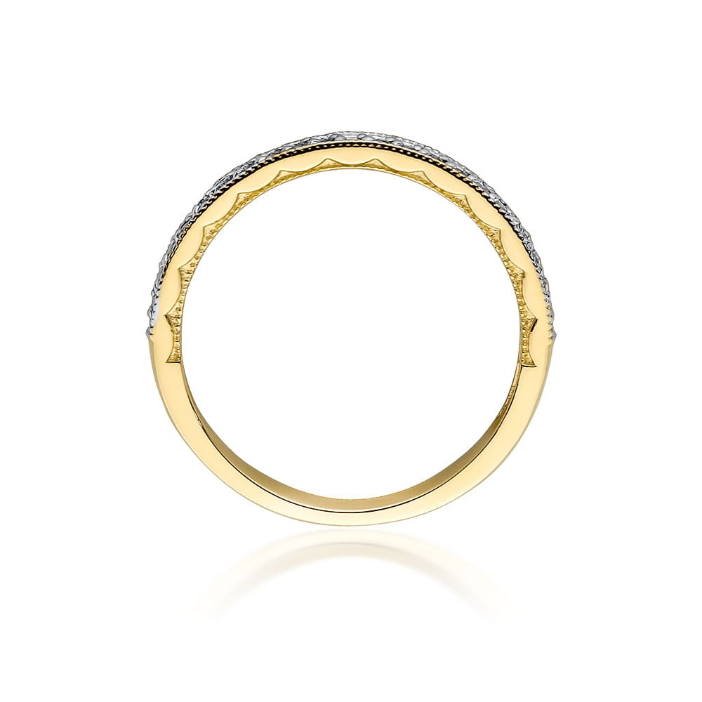 Inel Aur 9K cu Diamante Naturale 0.11 ct