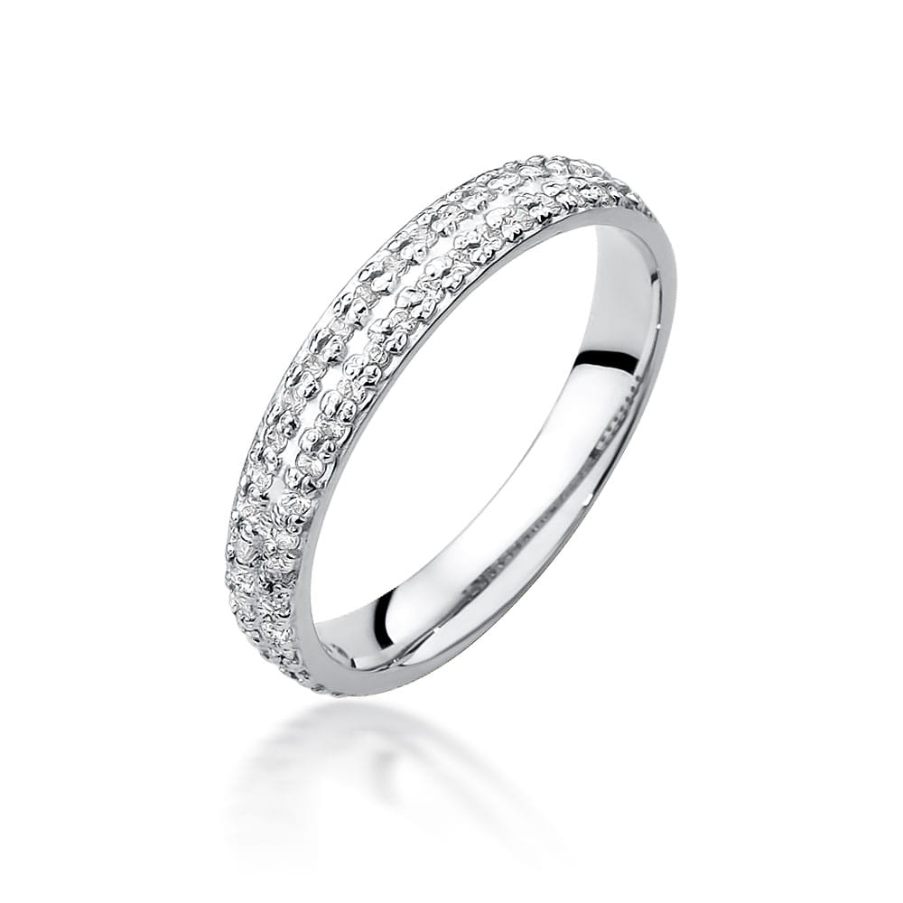 Inel Aur 9K cu Diamante Naturale 0.23 ct