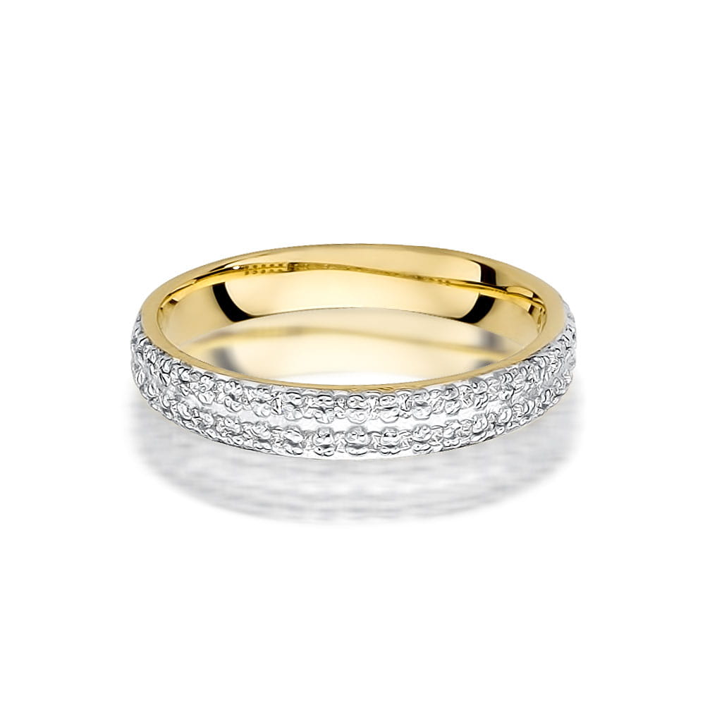 Inel Aur 9K cu Diamante Naturale 0.23 ct