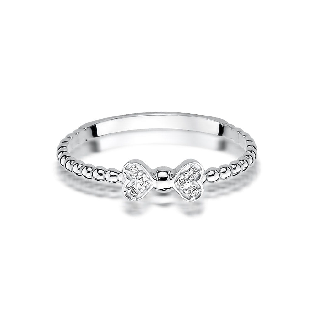 Inel Aur 9K cu Diamante Naturale 0.03 ct