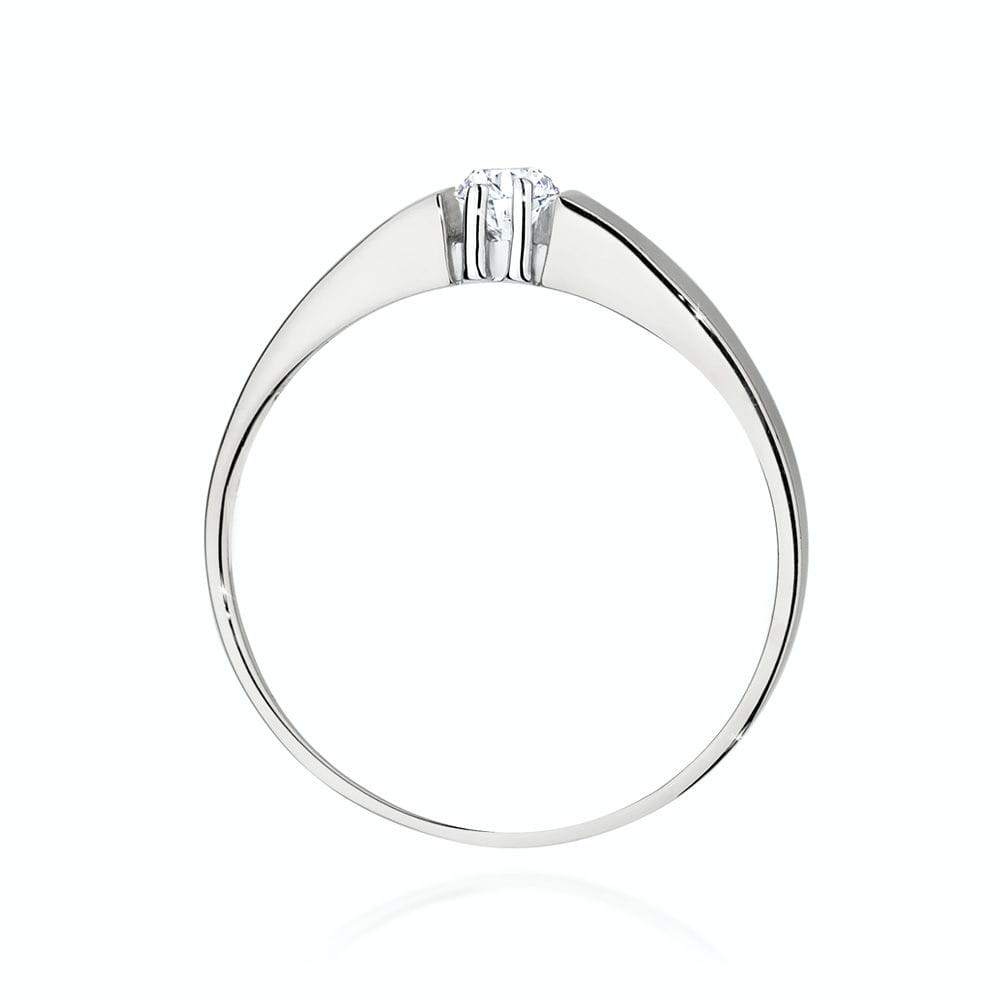 Inel Aur 9K cu Diamant Natural 0.10 ct