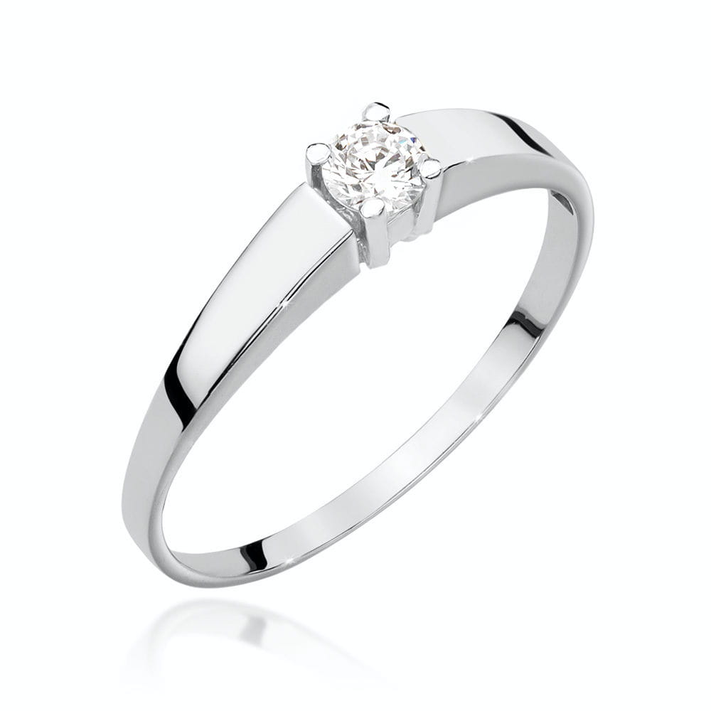 Inel Aur 9K cu Diamant Natural 0.20 ct