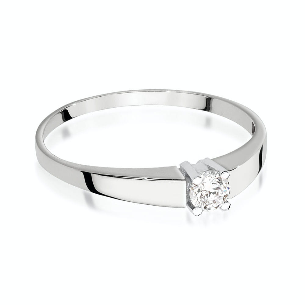 Inel Aur 9K cu Diamant Natural 0.20 ct