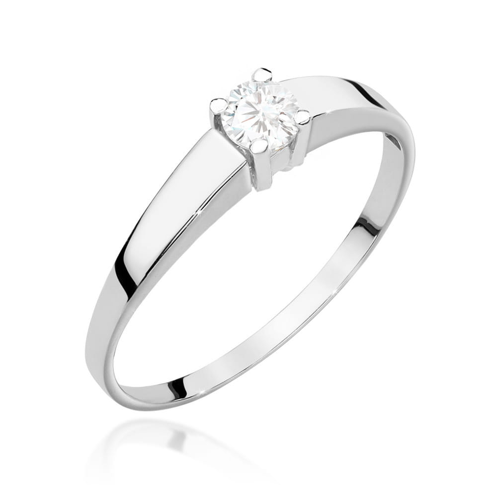 Inel Aur 9K cu Diamant Natural 0.25 ct