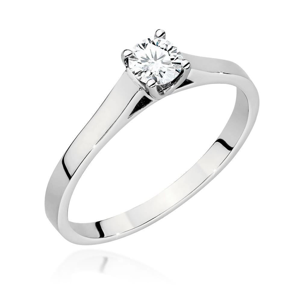 Inel Aur 9K cu Diamant Natural 0.40 ct