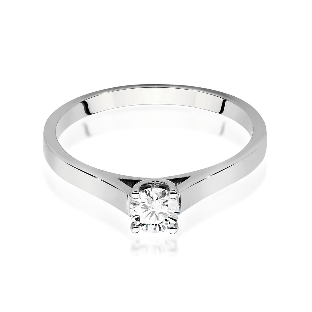 Inel Aur 9K cu Diamant Natural 0.40 ct