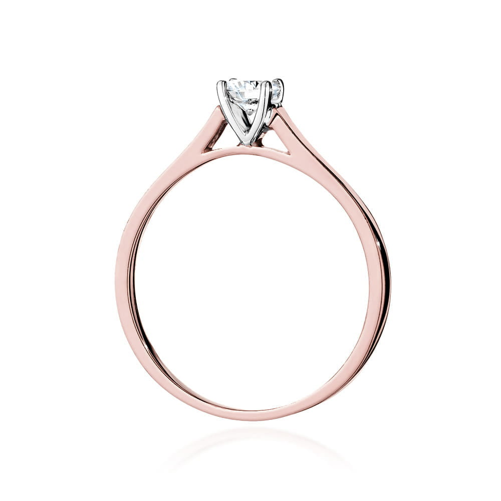 Inel Aur 14K cu Diamant de Laborator 0.40 ct